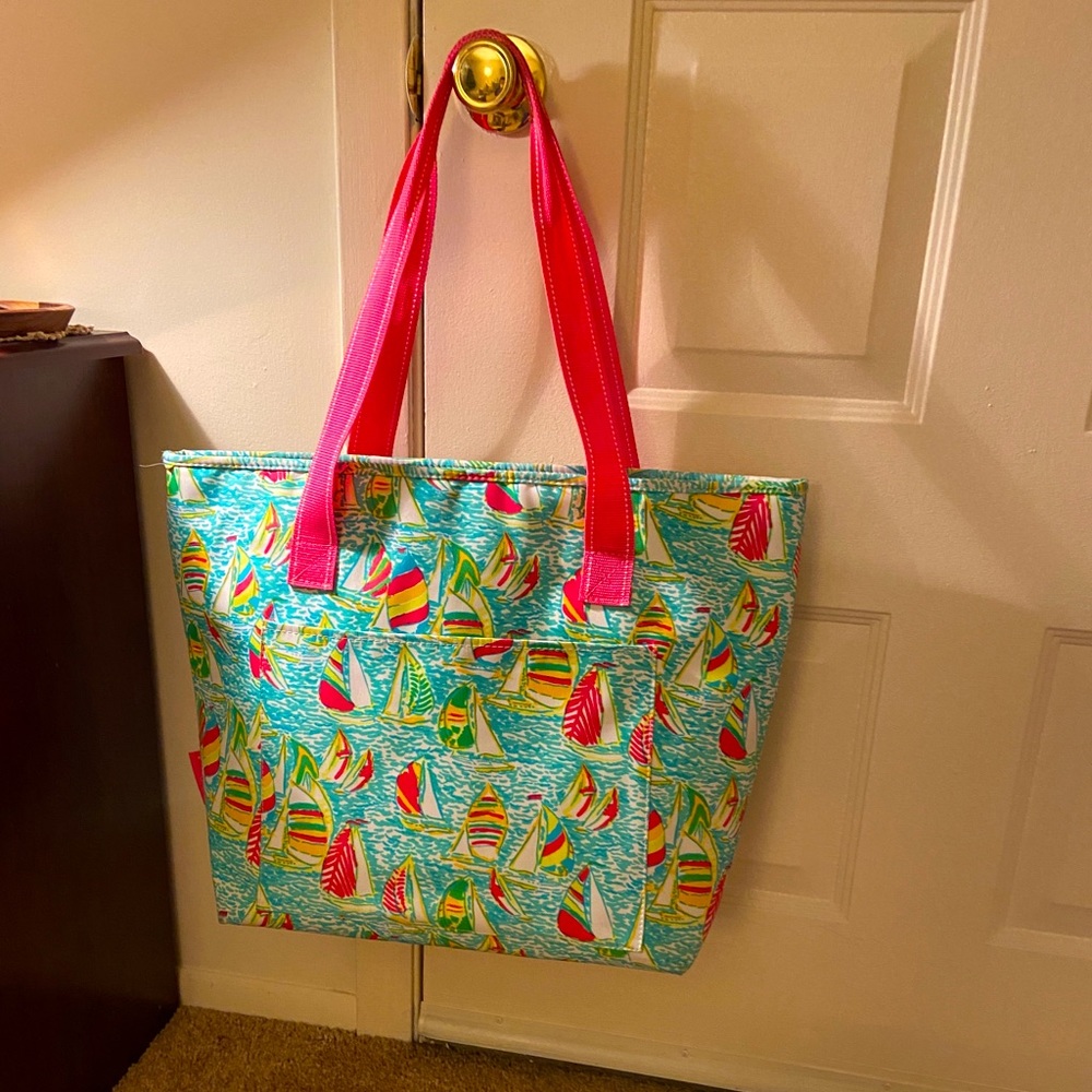 EUC Lilly Pulitzer Regatta Cooler Beach Tote Bag